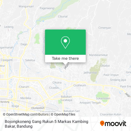 Bojongkoneng Gang Rukun 5 Markas Kambing Bakar map