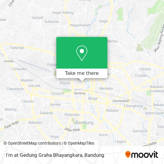 I'm at Gedung Graha Bhayangkara map