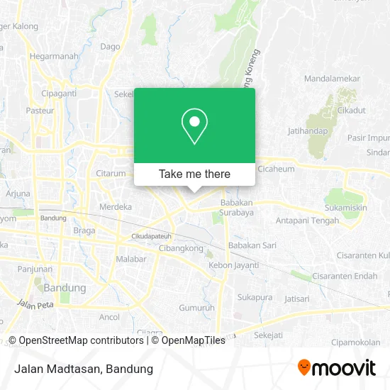 Jalan Madtasan map
