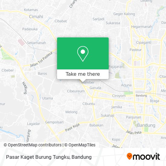 Pasar Kaget Burung Tungku map