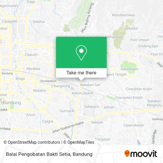 Balai Pengobatan Bakti Setia map