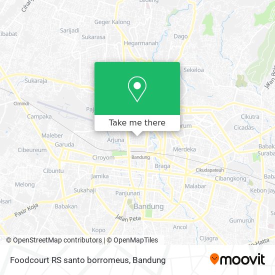 Foodcourt RS santo borromeus map