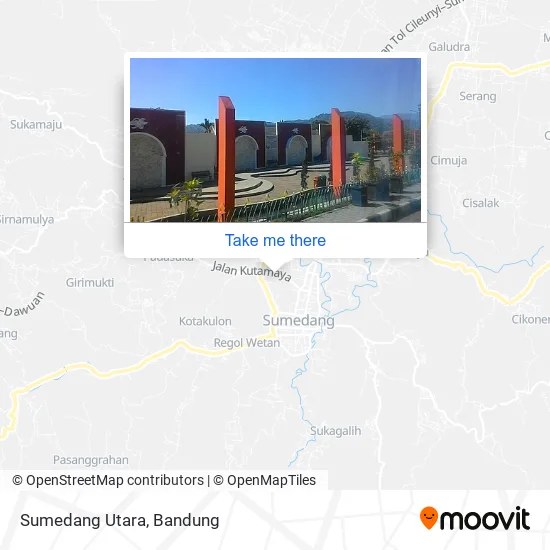 Sumedang Utara map