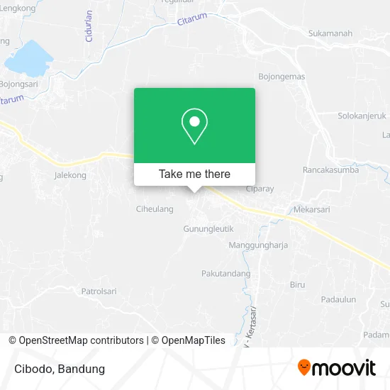 Cibodo map