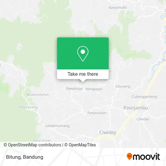 Bitung map