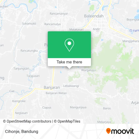 Cihonje map