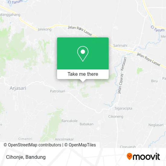 Cihonje map