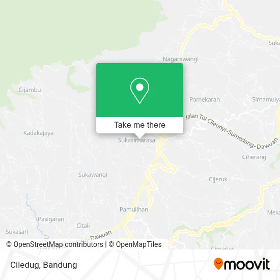 Ciledug map