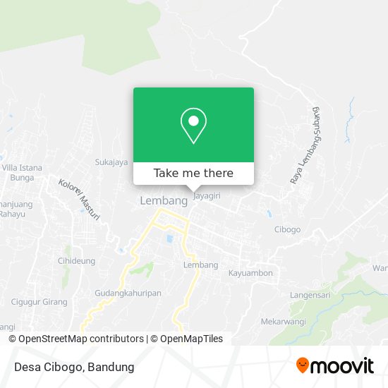 Desa Cibogo map