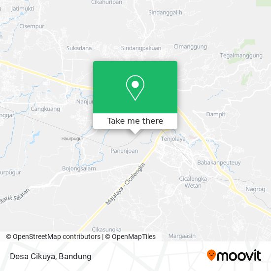 Desa Cikuya map