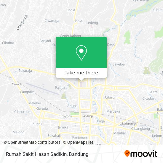 Rumah Sakit Hasan Sadikin map
