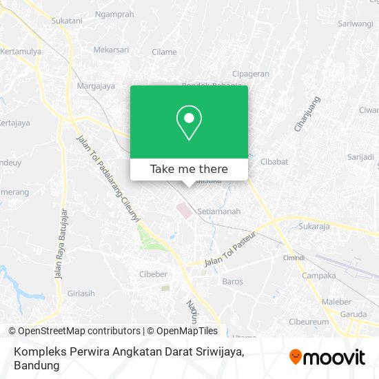 Kompleks Perwira Angkatan Darat Sriwijaya map