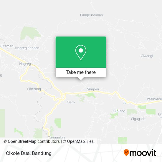 Cikole Dua map