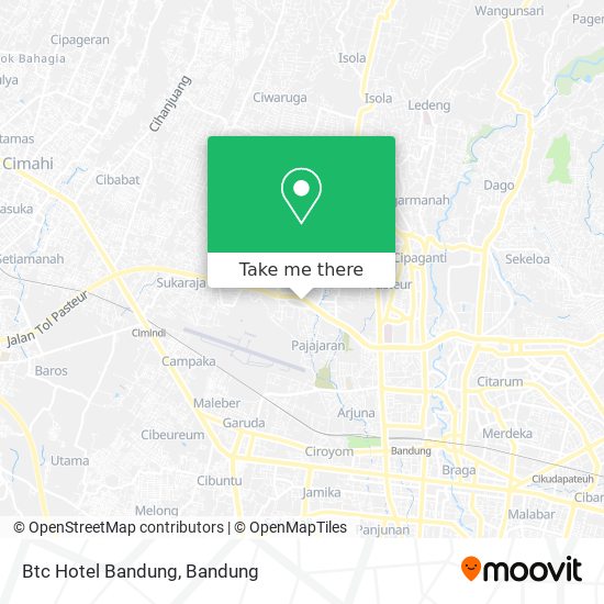 Btc Hotel Bandung map