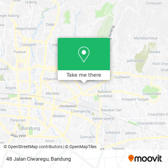 48 Jalan Ciwaregu map