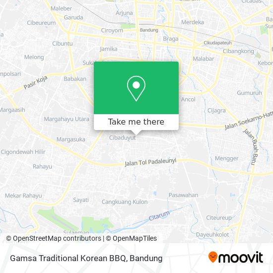 Gamsa Traditional Korean BBQ map