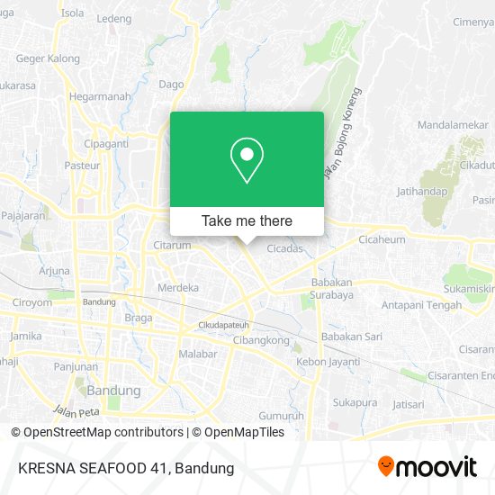 KRESNA SEAFOOD 41 map