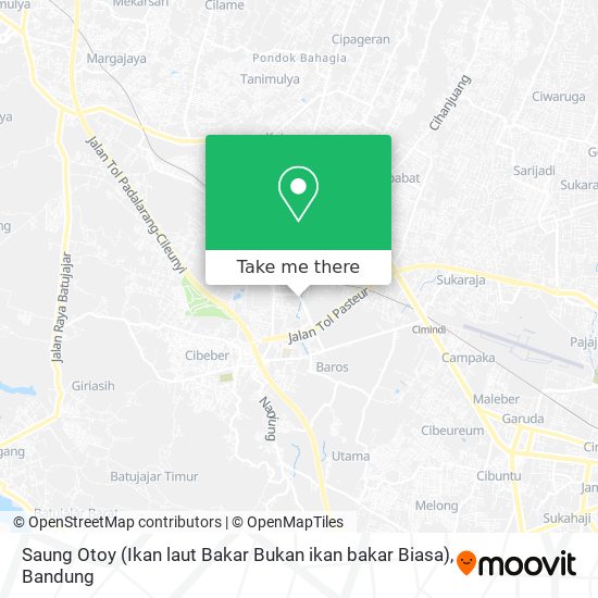 Saung Otoy (Ikan laut Bakar Bukan ikan bakar Biasa) map