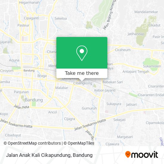 Jalan Anak Kali Cikapundung map