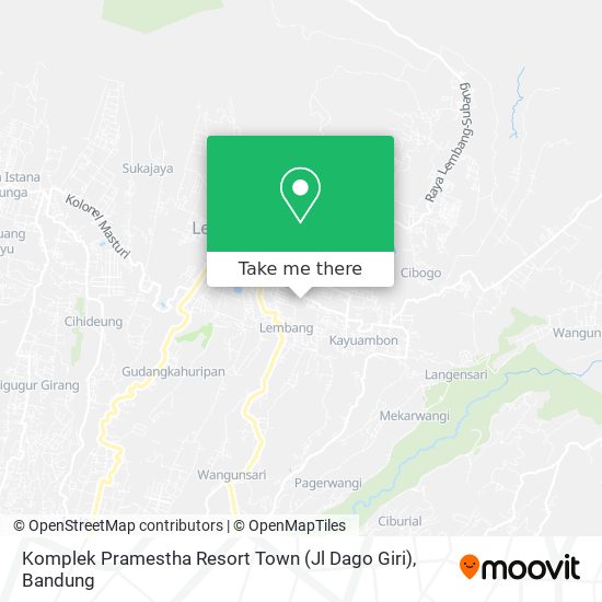 Komplek Pramestha Resort Town (Jl Dago Giri) map