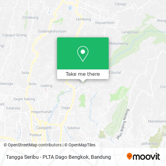 Tangga Seribu - PLTA Dago Bengkok map