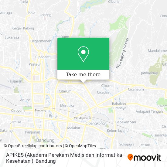 APIKES (Akademi Perekam Medis dan Informatika Kesehatan ) map