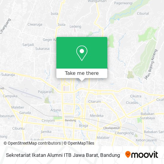 Sekretariat Ikatan Alumni ITB Jawa Barat map