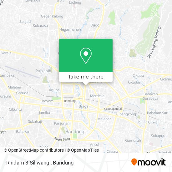 Rindam 3 Siliwangi map