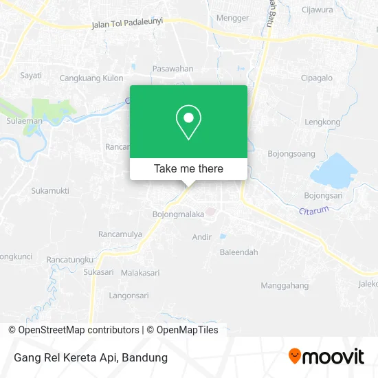Gang Rel Kereta Api map