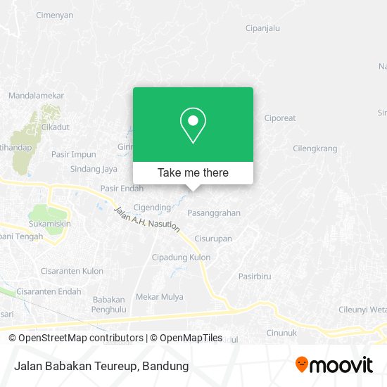 Jalan Babakan Teureup map