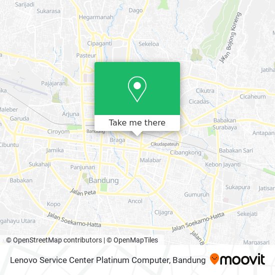 Lenovo Service Center Platinum Computer map