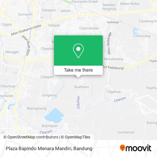 Plaza Bapindo Menara Mandiri map