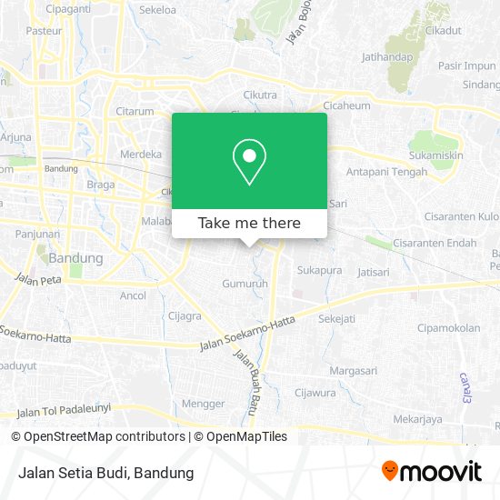 Jalan Setia Budi map