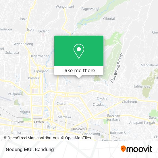 Gedung MUI map