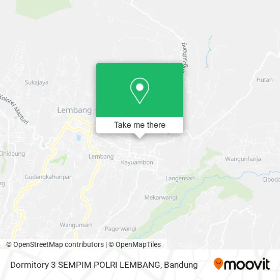 Dormitory 3 SEMPIM POLRI LEMBANG map