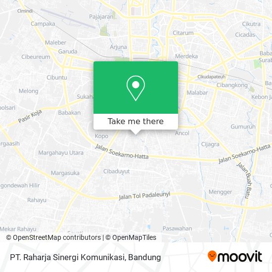 PT. Raharja Sinergi Komunikasi map