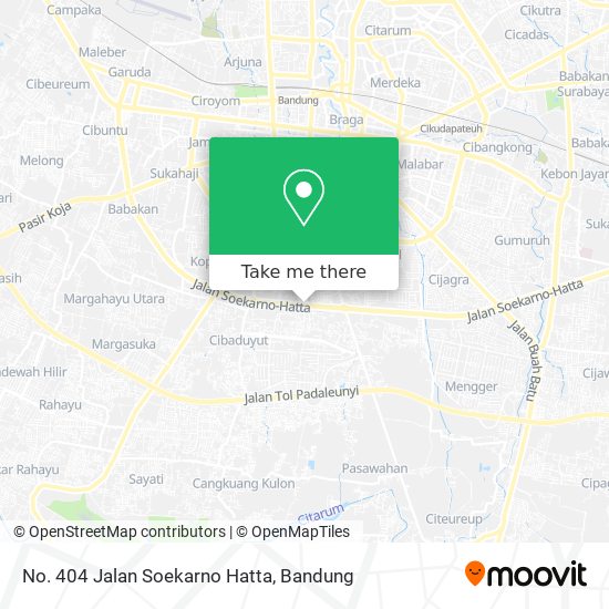 No. 404 Jalan Soekarno Hatta map