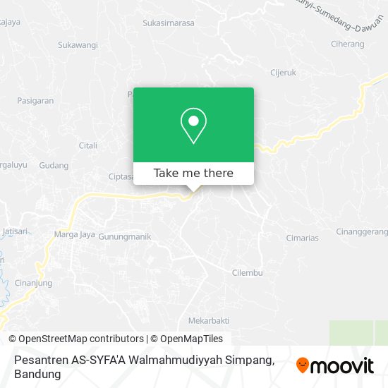 Pesantren AS-SYFA'A Walmahmudiyyah Simpang map