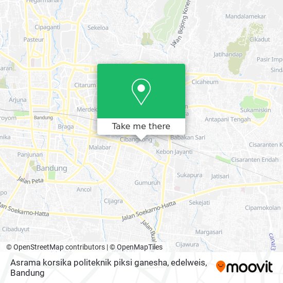 Asrama korsika politeknik piksi ganesha, edelweis map