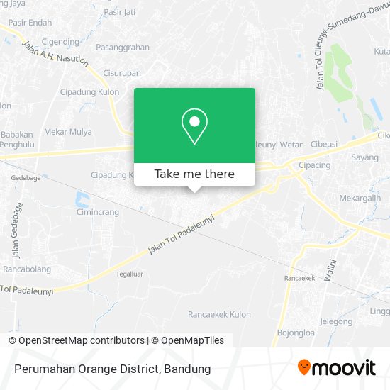 Perumahan Orange District map