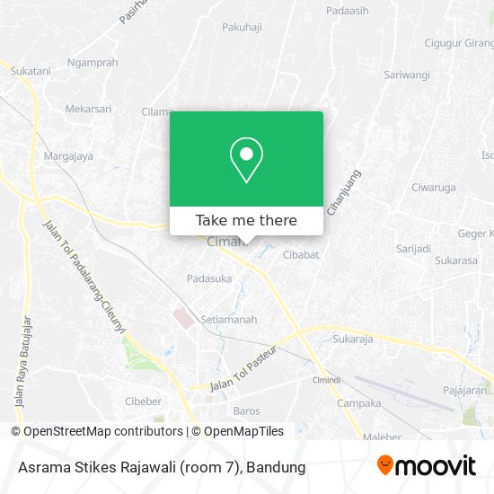 Asrama Stikes Rajawali (room 7) map
