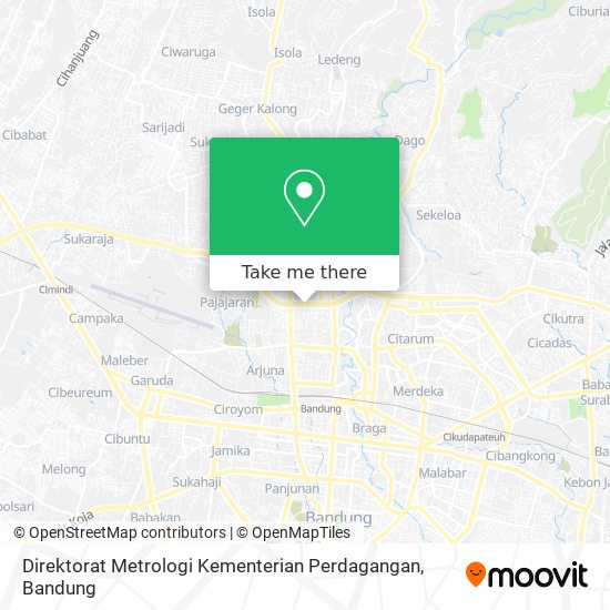 Direktorat Metrologi Kementerian Perdagangan map