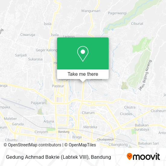 Gedung Achmad Bakrie (Labtek VIII) map