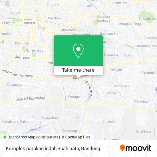 Komplek parakan indah,Buah batu map