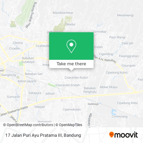 17 Jalan Puri Ayu Pratama III map