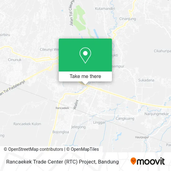 Rancaekek Trade Center (RTC) Project map