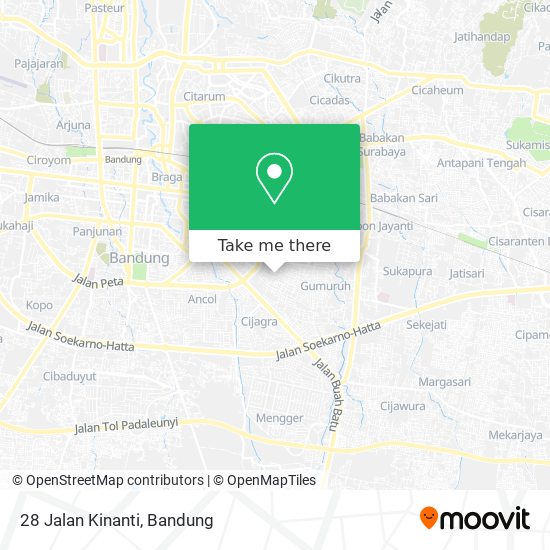 28 Jalan Kinanti map