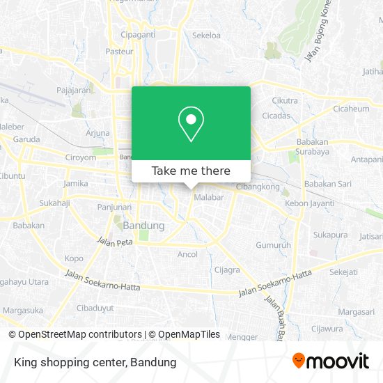 King shopping center map