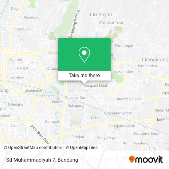 Sd Muhammadiyah 7 map