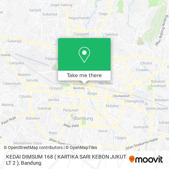 KEDAI DIMSUM 168 ( KARTIKA SARI KEBON JUKUT LT 2 ) map